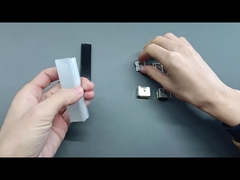 K15 Κανονικό προφίλ αλουμινίου led με μαύρο κάλυμμα υπολογιστή για προφίλ αλουμινίου LED ταινίας