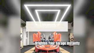 Αρθρωτό σύστημα φωτισμού γκαράζ 340W LED Hexagon Lights
