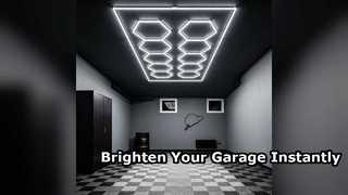 Σύστημα Ultimate Garage Lighting 568W Hexagon LED