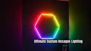 Αναβαθμίστε τον χώρο σας με φώτα RGB Hexagon LED