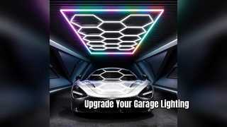 Έλεγχος εφαρμογής 14 Hexagon RGB LED Garage Light
