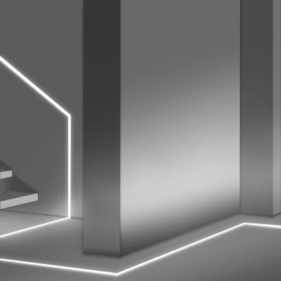 Καλή τιμή W50*H35 η επιφάνεια τοποθέτησε το μαύρο οδηγημένο σχεδιάγραμμα αργιλίου με το σχεδιάγραμμα εξώθησης λουρίδων των μαύρων PC οδηγήσεων κάλυψης σε απευθείας σύνδεση