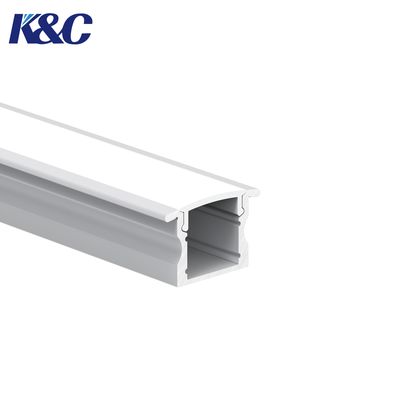 Καλή τιμή 6063 T5 Aluminum LED Profile 17.0x15.0mm for Embedded Installation σε απευθείας σύνδεση