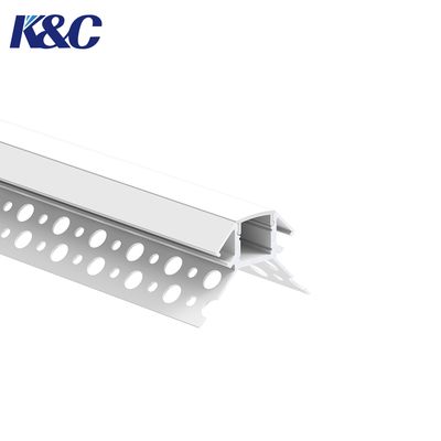 Καλή τιμή 6061-T6 Aluminum Alloy LED Plasterboard Profile with Integrated Diffuser and Sandblasting Oxidation for Uniform Lighting σε απευθείας σύνδεση
