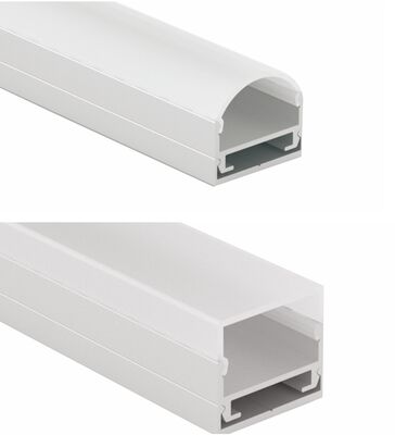 Καλή τιμή 6063 T5 Aluminum Alloy LED Strip Aluminum Profile with PC Cover for Surface Mounted Decorative Illumination σε απευθείας σύνδεση