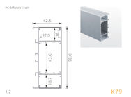 Led profile with pc diffuser led Aluminum channel for LED Wall lighting
