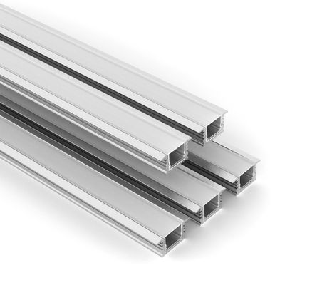 Καλή τιμή Κανάλι 6063 T5 των αδιάβροχων οδηγήσεων αμμόστρωσης PC IP65 για το φωτισμό λουτρών κουζινών σε απευθείας σύνδεση