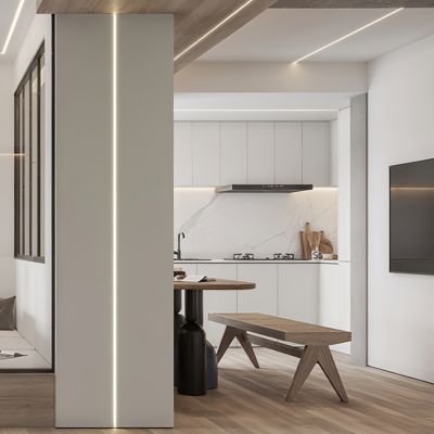 Αμμόστρωση σχεδιαγράμματος W16.9mm των διακοσμητικών τοποθετημένη οδηγήσεων αργιλίου PMMA
