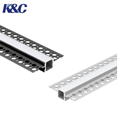 Προφίλ αλουμινίου LED Strip για χωνευτή εγκατάσταση με βελτιστοποιημένη απαγωγή θερμότητας