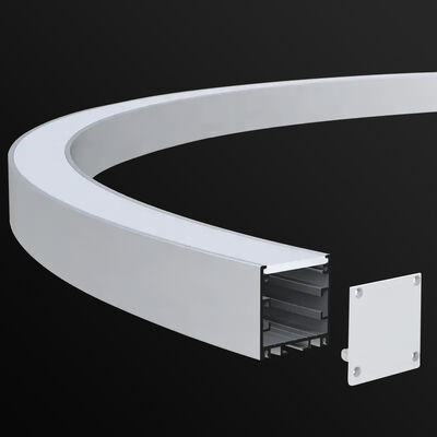 Καλή τιμή 6063 T5 Αλουμινίου Σύνθεσης Δυνατό να λυθεί LED Προφίλ Αλουμινίου με κάλυψη PC PMMA για ευέλικτο κανάλι λωρίδας LED σε απευθείας σύνδεση
