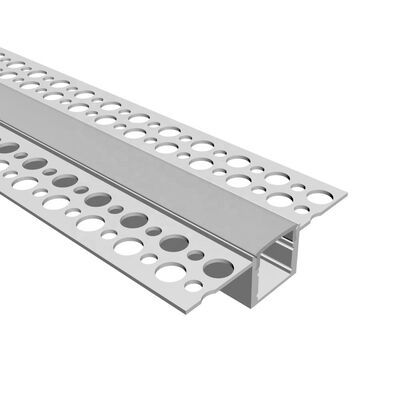 Καλή τιμή 6063 T5 Αλουμινίου LED Strip Προφίλ αλουμινίου με PMMA Diffuser για ενσωματωμένο γραμμικό φωτισμό σε απευθείας σύνδεση