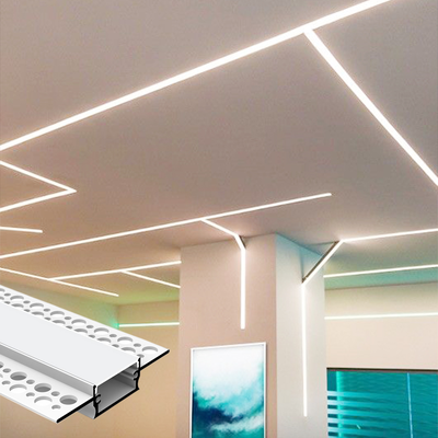 Καλή τιμή 6063 T5 Αλουμινένιο κράμα LED καναλιού με λωρίδες με εγκατάσταση και 5ετή εγγύηση σε απευθείας σύνδεση