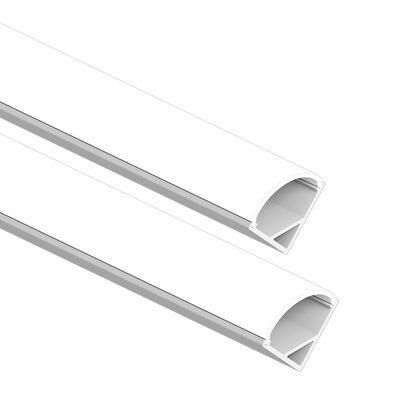 Καλή τιμή 6063 T5 LED προφίλ γωνίας από κράμα αλουμινίου με οξείδωση από ψαμμίτιση και διαστάσεις W16.0*H16.0mm σε απευθείας σύνδεση