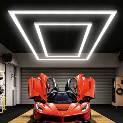 Καλή τιμή 340W LED Έκταγωνικό Φως Συνδεσιμό Μονουλικές Πίνακες Χονδρικού Κουκουβάγιου Συστήματα φωτισμού οροφής Σχεδιασμένο για εργαστήριο γυμναστηρίου γκαράζ και γραφείο σε απευθείας σύνδεση