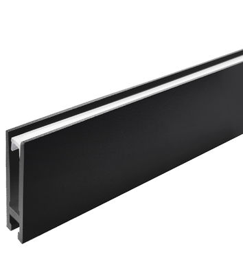 Το οδηγημένο σχεδιάγραμμα W9.8*H25.4mm αργιλίου λουρίδων ευπόβαλε σε ανοδική οξείδωση το ανασταλμένο σχεδιάγραμμα αλουμινίου των οδηγήσεων