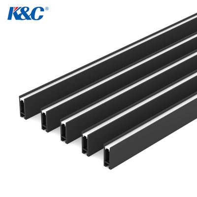 Fosted 9.8mm ανασταλμένο πλάτος σχεδιάγραμμα 6063 T5 αλουμινίου των οδηγήσεων