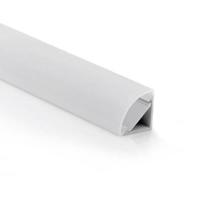 Καλή τιμή Κανάλι 6063 T5 16*16mm των αδιάβροχων οδηγήσεων διασκορπιστών PC για τη γωνία σε απευθείας σύνδεση