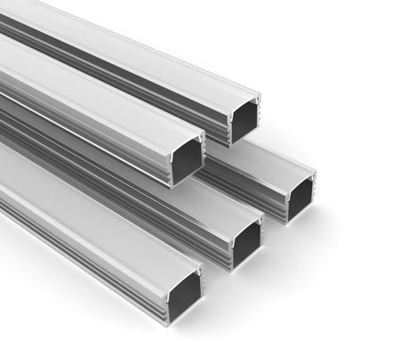 Σχεδιάγραμμα 6063 λουρίδων των οδηγήσεων W16.5mm H13.5mm κανάλι των οδηγήσεων διασκορπιστών PC αλουμινίου T5