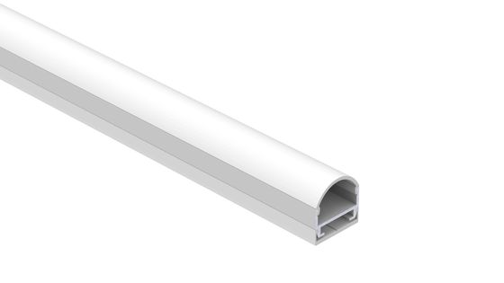 ROHS 6063 οδηγημένη T5 εξώθηση IP44 αλουμινίου λουρίδων με παγωμένη τη PC κάλυψη