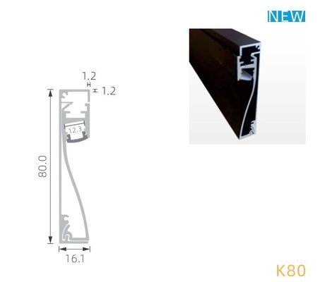 Καλή τιμή T5 6063 αμμόστρωση σχεδιαγράμματος τοίχων των οδηγήσεων αργιλίου IP20 με τον πλαστικό διασκορπιστή σε απευθείας σύνδεση
