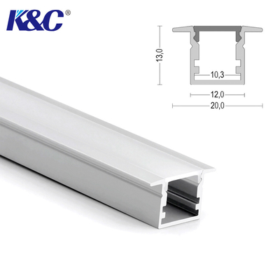 Καλή τιμή T3 κανάλι 20×13mm εξώθησης σχεδιαγράμματος αλουμινίου ιδιοσυγκρασίας τοποθετημένο PC που παγώνουν σε απευθείας σύνδεση