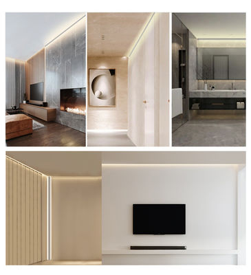 Καλή τιμή 6063 T5 Alloy LED Corner Aluminium Profile με διάχυτο PMMA και θερμαντήρα T3-T8 για εγκατάσταση λωρίδας LED σε απευθείας σύνδεση